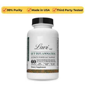 BPC-157 KPV PEA Tributyrin Peptide Blend (GI Repair | 60 Capsules)