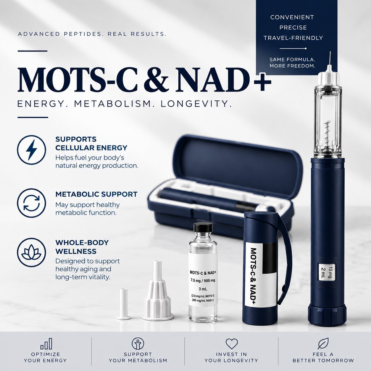 MOTS-c & NAD Injection Pen - Image 2